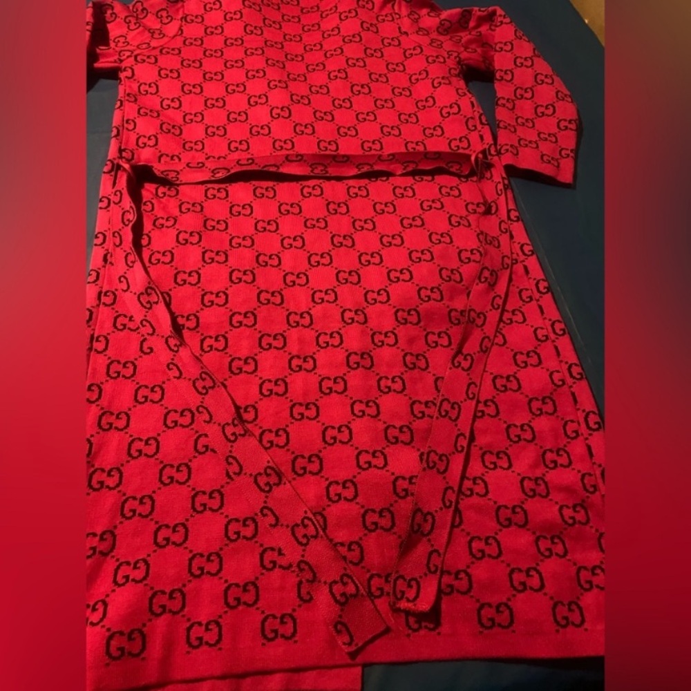 Gucci Monogram Button-Up long cardigan - Picture 6 of 8